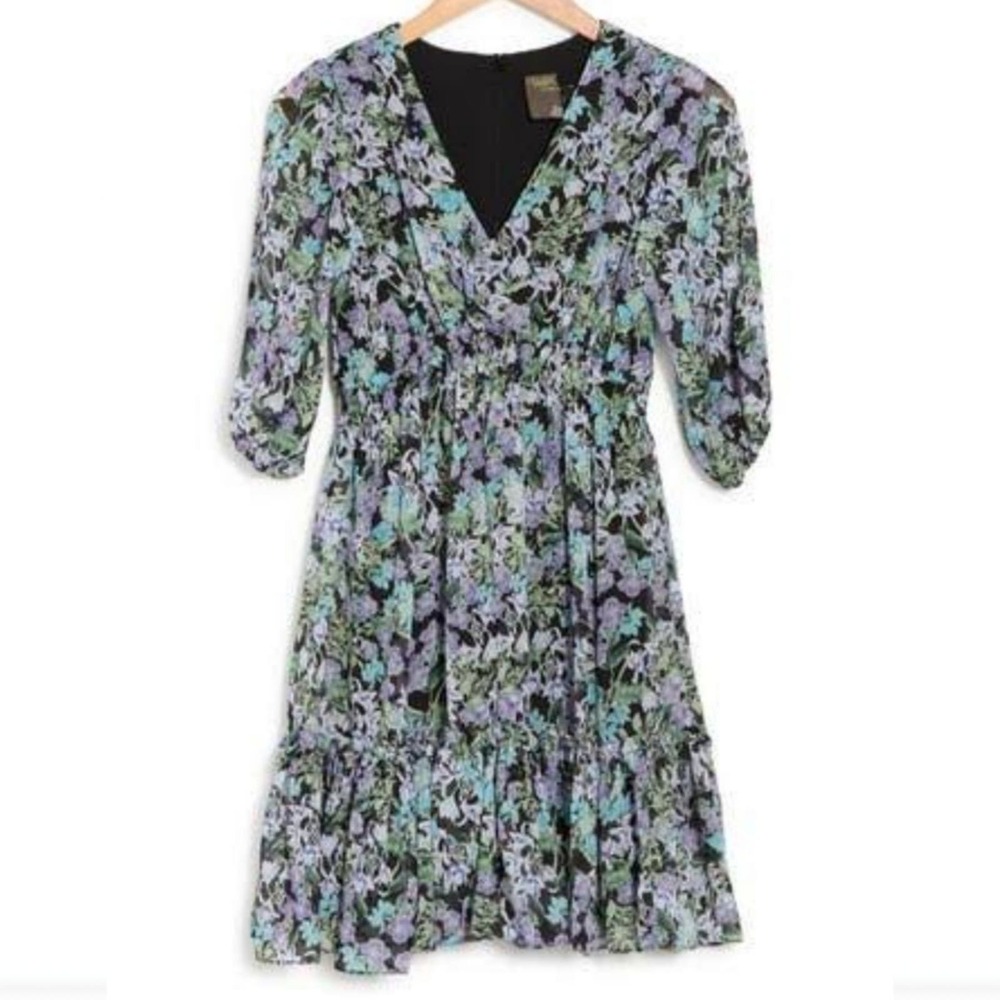 Taylor Chiffon Empire Waist Dress Size 12 - Picture 3 of 15